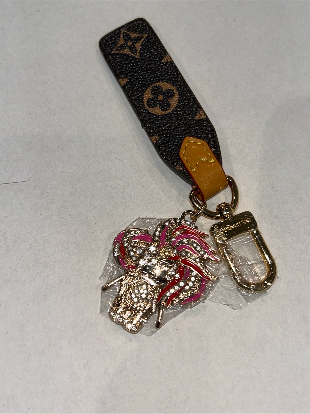 Leather key ring
